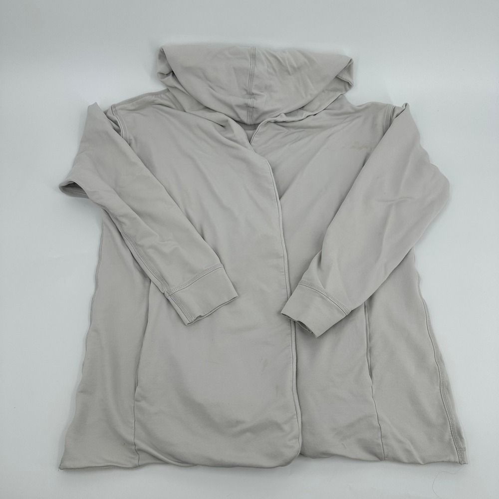 Unbranded Hoodie Cardigan Open Front Modern Women Large Gray Streetwear Classic